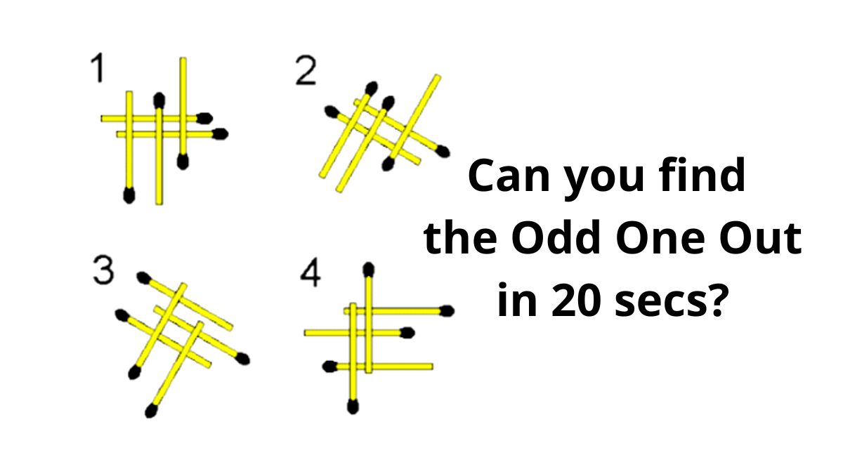 Can you find the odd one out in 20 seconds?