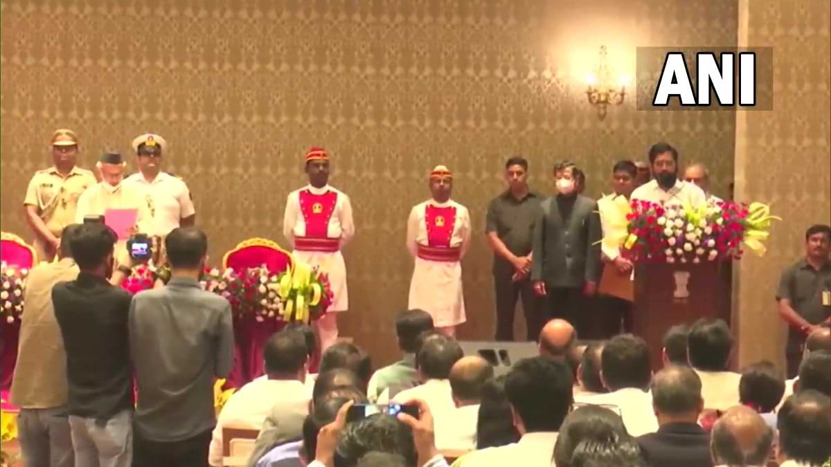 Eknath Shinde sworn in as new Maharashtra Chief Minister