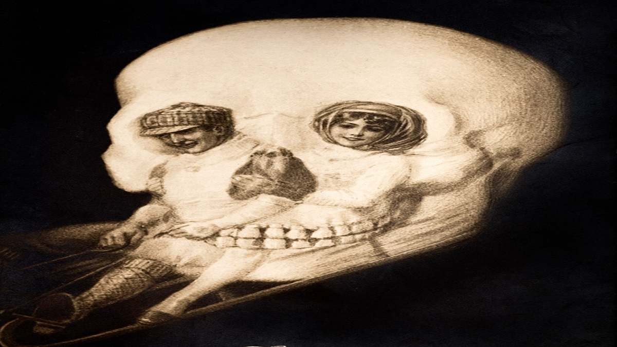 Optical Illusion: Skull, Boy Or Girl?