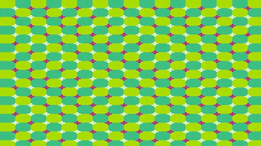 Optical Illusion: Do the squares in the picture appear to be moving or not?