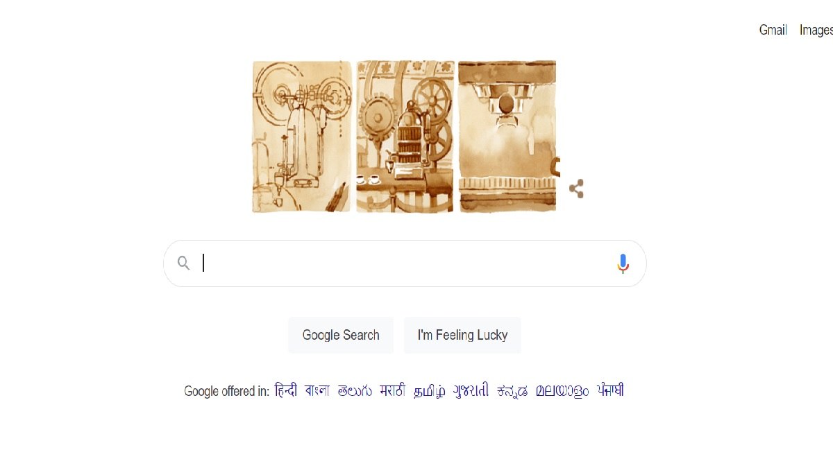 google doodle espresso machine