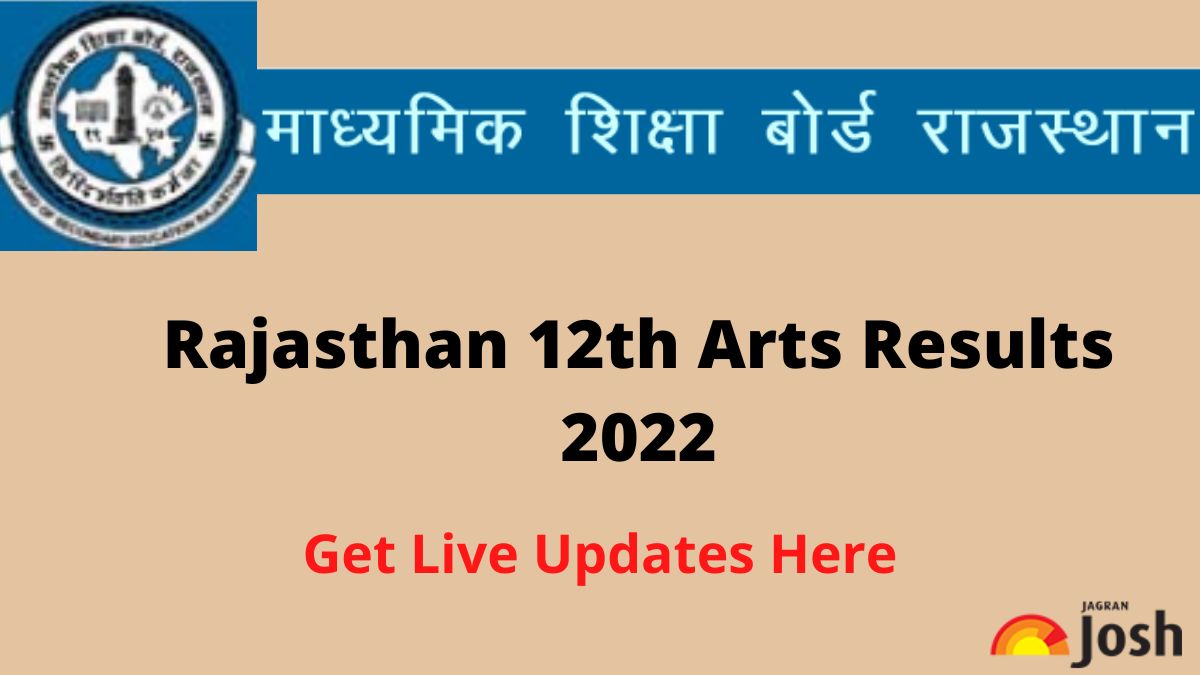 Rajasthan 12th Arts Results Live