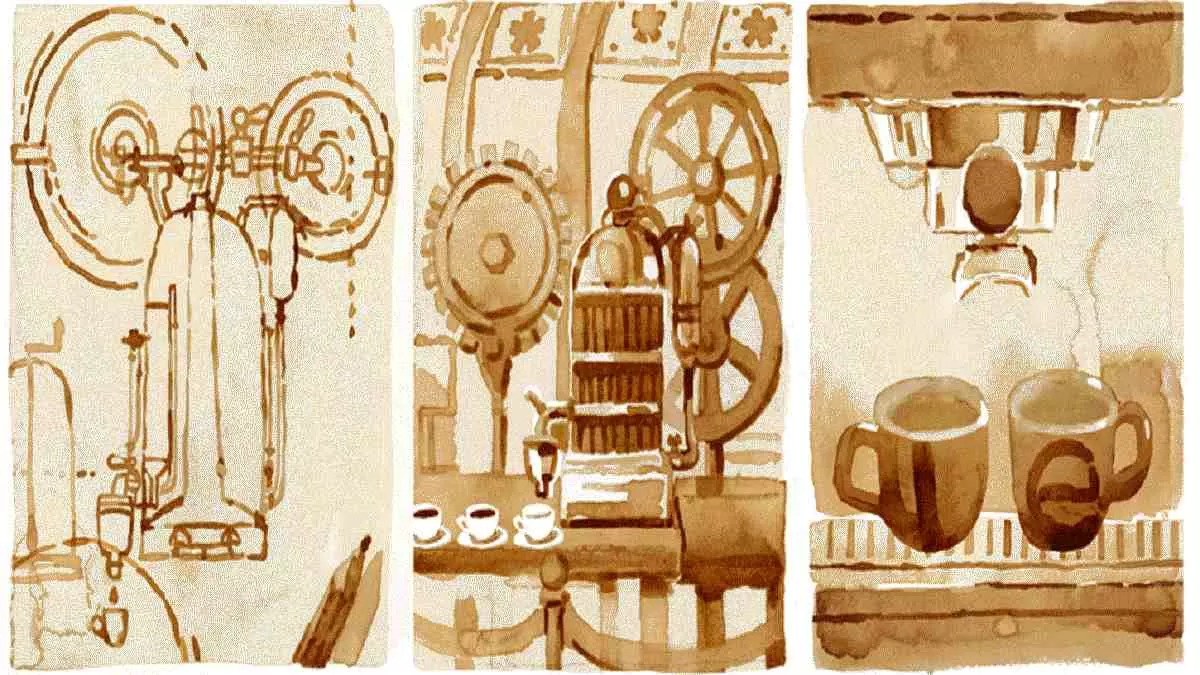 Google Doodle celebrating Angelo Moriondo’s birth anniversary (Image Source: Google)