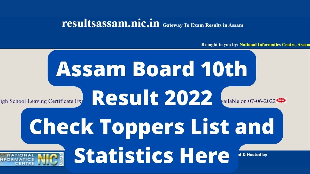 Assam Board 10th Result 2022