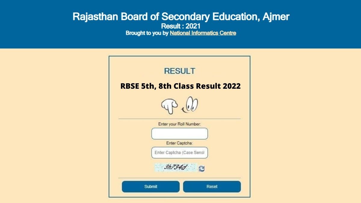 RBSE 5th, 8th Class Result 2022 (Announced) Rajasthan Board to Declare