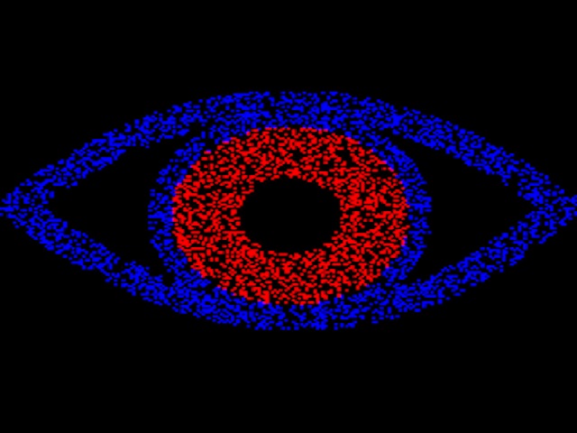 Optical Illusion: Blue socket