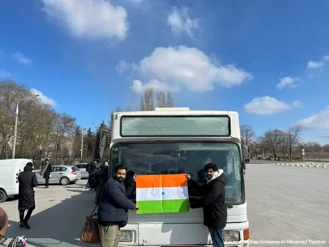 Indian Embassy in Ukraine advises Indians to leave Kyiv urgently today