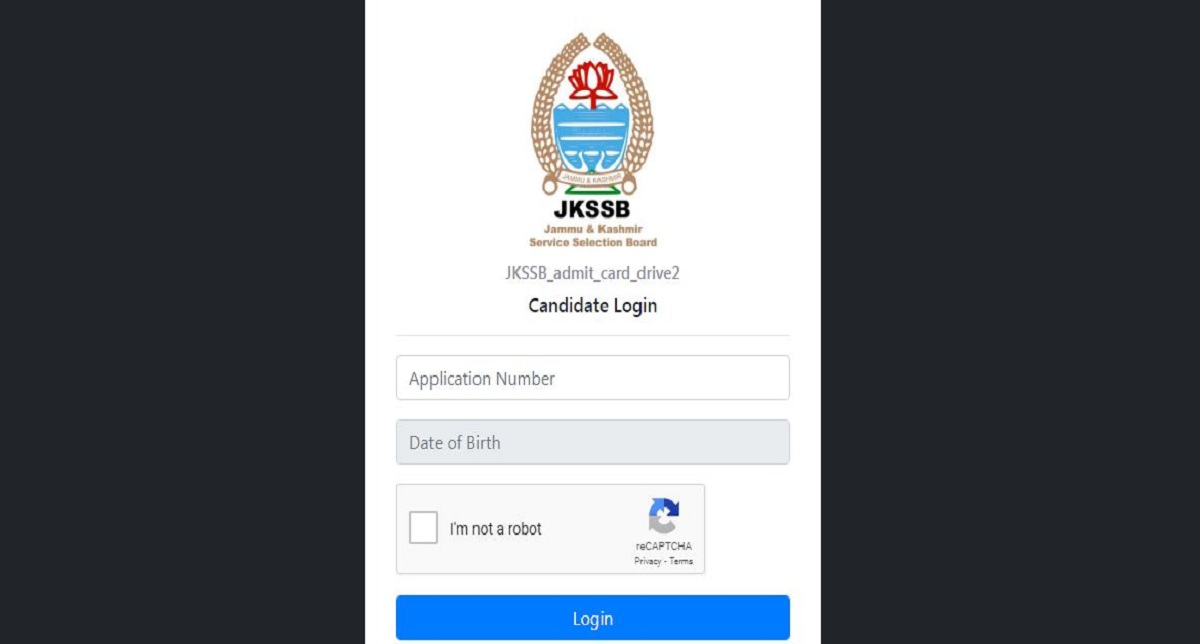 JKSSB Admit Card 2022 (Out) for JE, JLA, ALO and Other Posts, Download @jkssb.nic.in