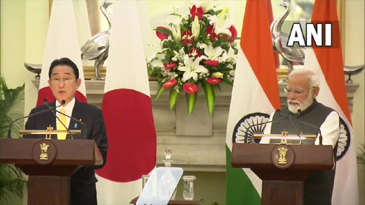 Japanese PM Fumio Kishida and PM Modi at 14th India-Japan Annual Summit