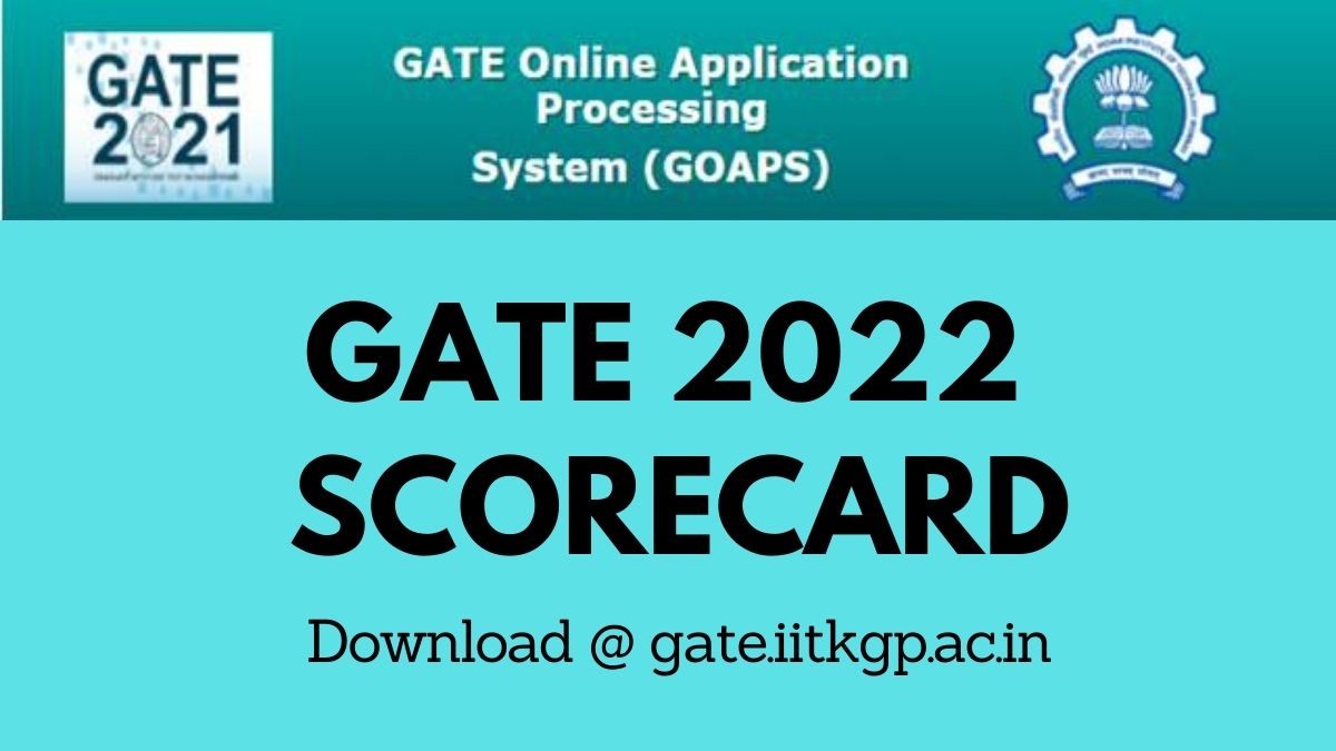 GATE 2022 Scorecard