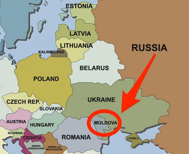 moldova map eastern qurope