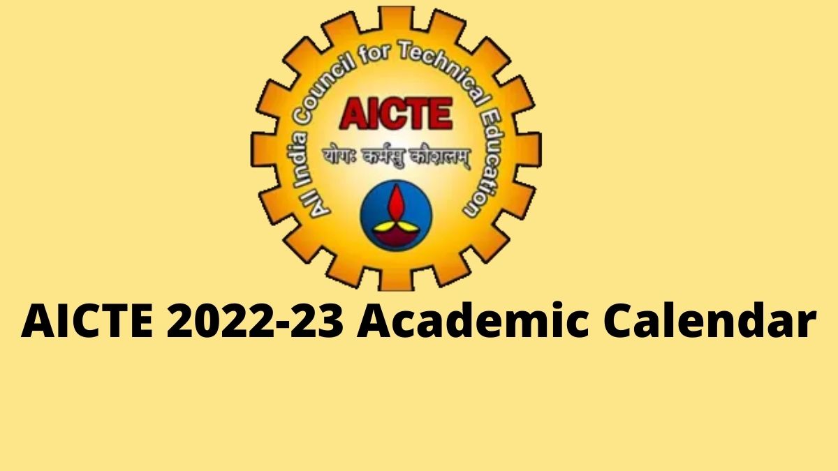 AICTE 2022-23 Academic Calendar