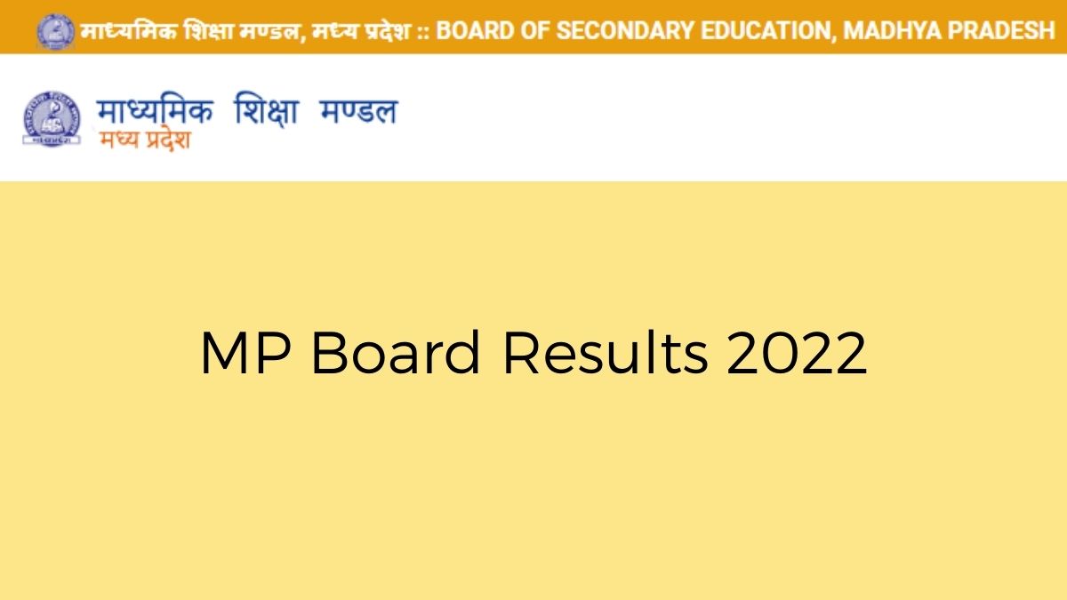MP Board Results 2022