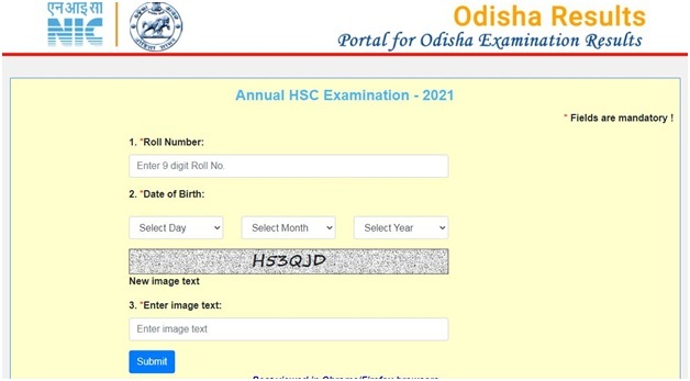 Odisha Board HSC (10th) Result 2022