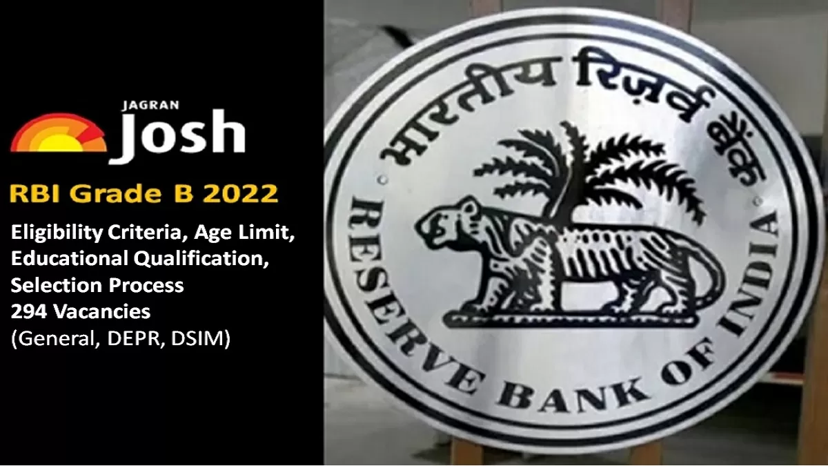 RBI Grade B 2022 Eligibility Criteria: Check Age Limit, Selection Process for 294 Vacancies