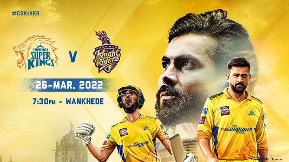 CSK vs KKR 2022 Live Where and When to Watch CSK vs KKR Live Telecast? Know Playing XI, Head-to-Head, Live Telecast Details- IPL 2022 1st Match