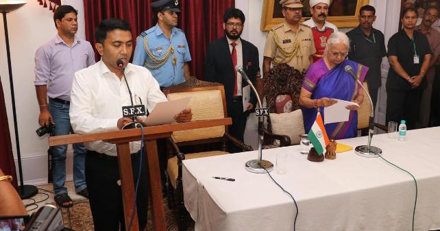 Goa CM pramod sawant oath ceremony 2022: प्रमोद सावंत ने ली गोवा के मुख्यमंत्री पद की शपथ, देखें मंत्रियों की पूरी लिस्ट