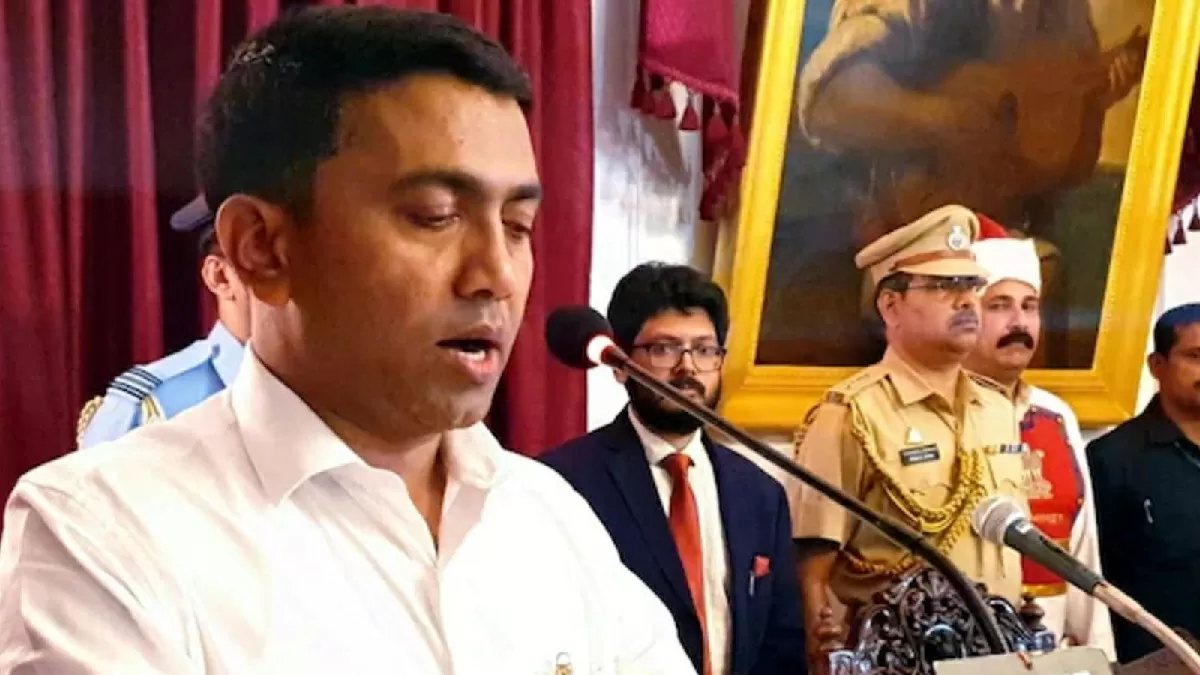 Goa CM Pramod Sawant Oath Ceremony 2022