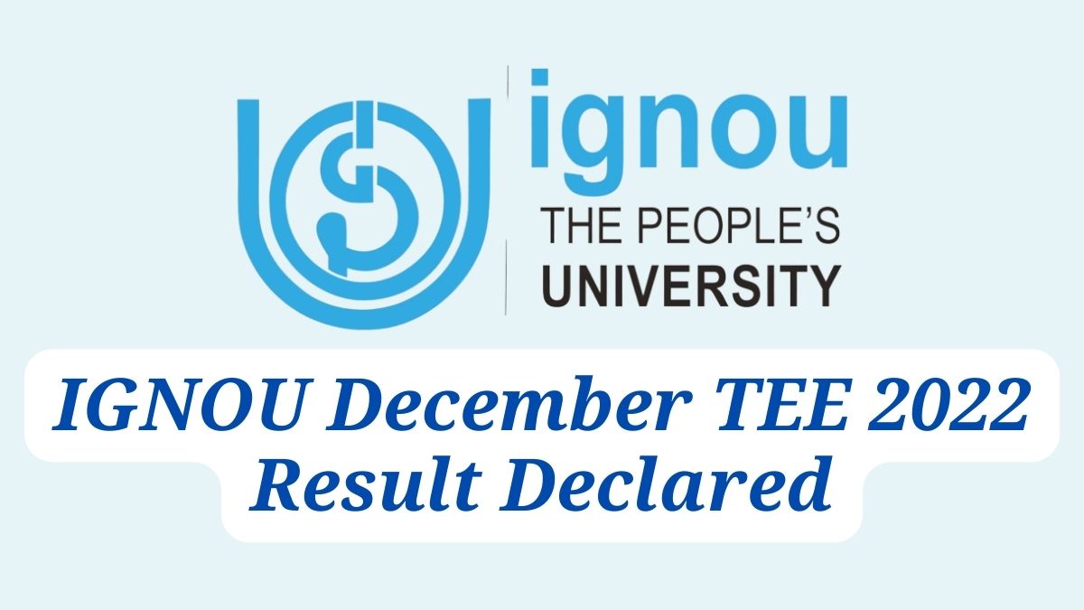 IGNOU December TEE 2021 Result Declared