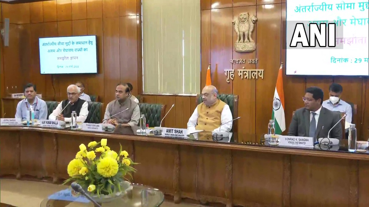 Assam, Meghalaya sign MoU to resolve Border Dispute