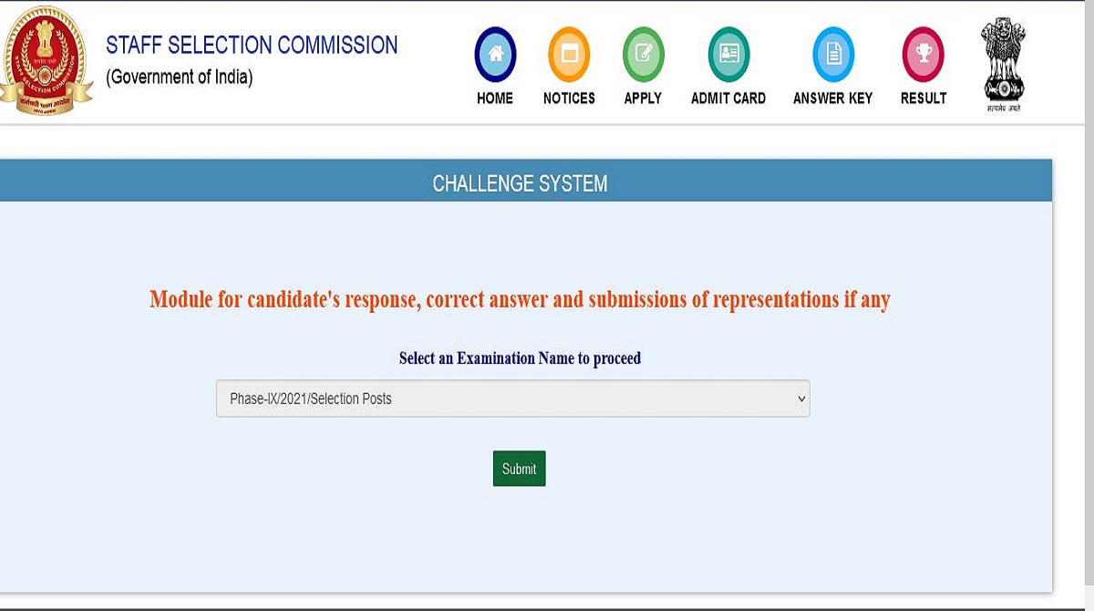 SSC Selection Post 9 Answer Key 2022 (Out) @ssc.nic.in: Check PDF Download Link, Submit Objection Before 5 April