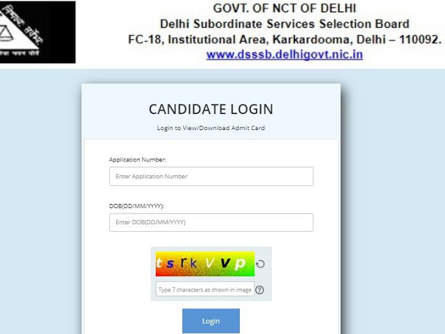 DSSSB Admit Card 2022 for PRT, AE, JE and Other Posts Released, Download Assistant Teacher 42/21 Hall Ticket Here