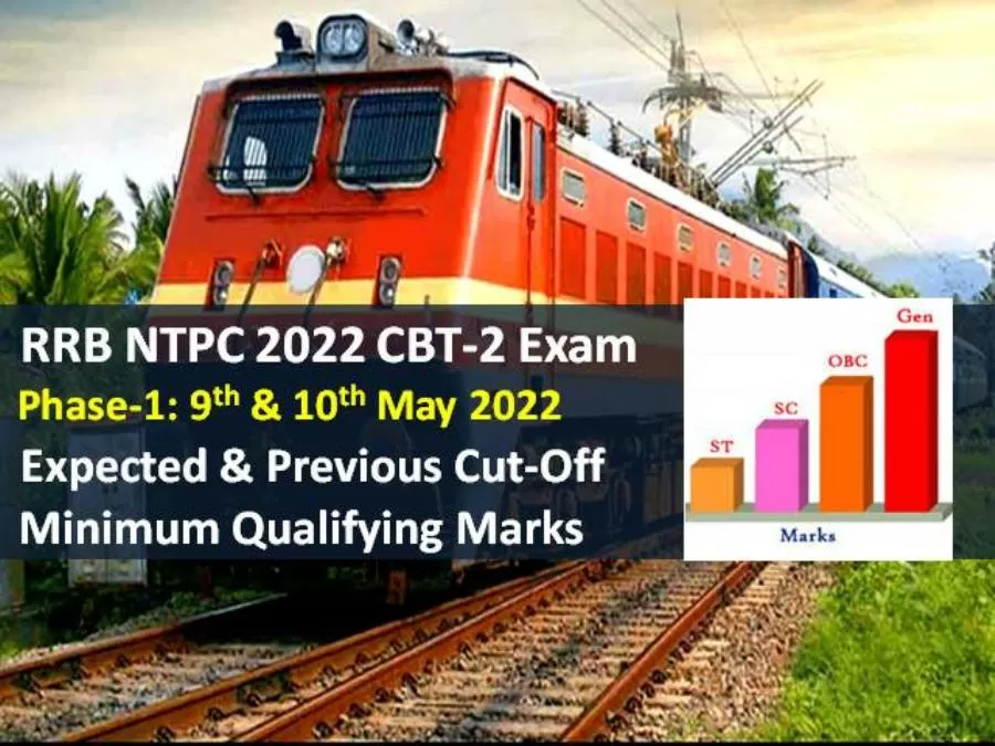 RRB NTPC 2022 CBT-2 Expected Cutoff Marks: Check Phase-1 Answer Key ...