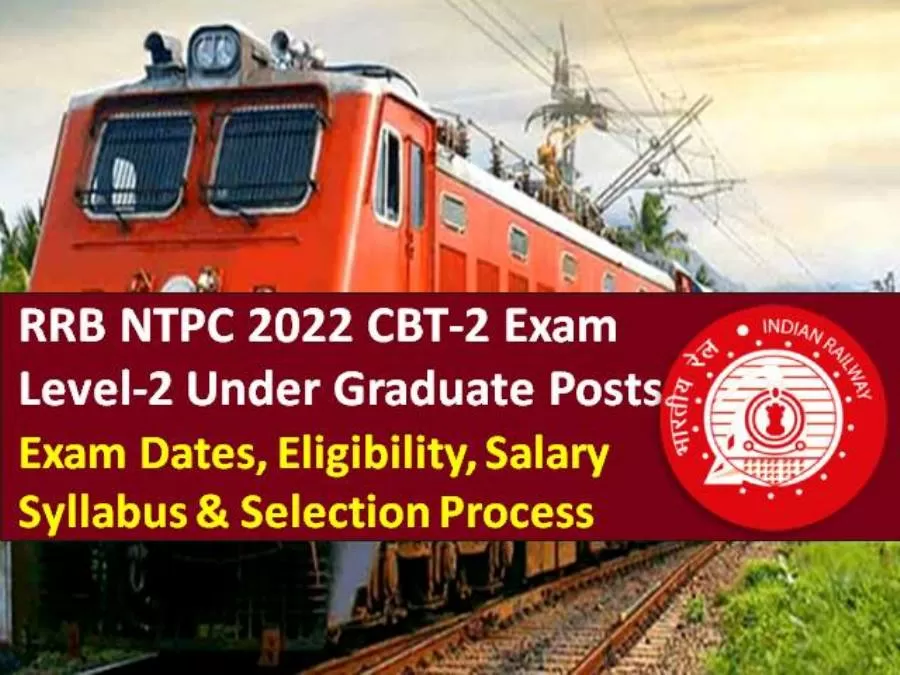 RRB NTPC 2022 Level-2 CBT-2 Exam Dates OUT