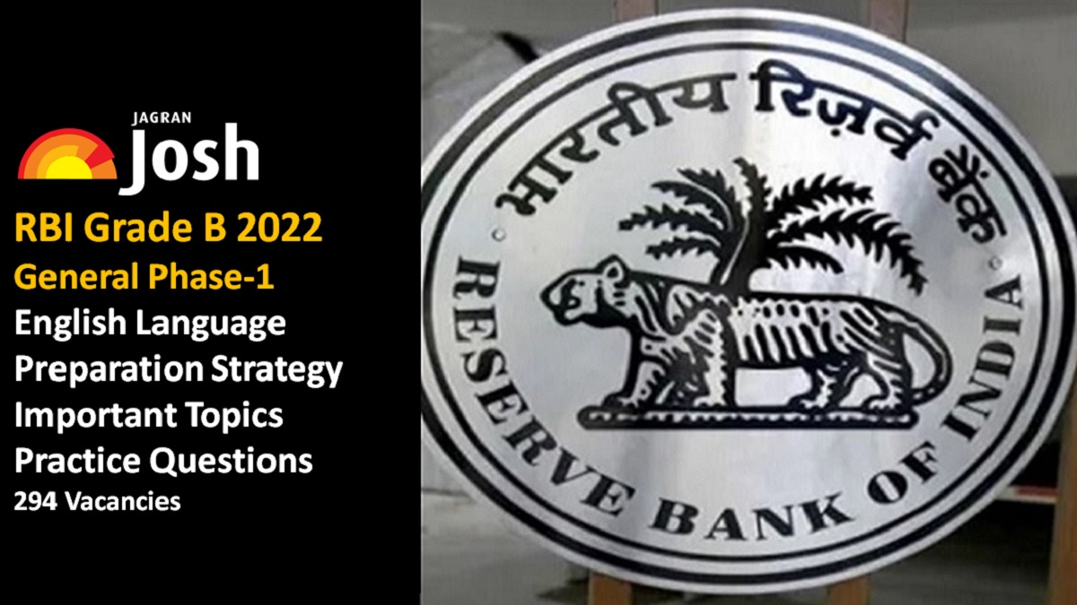 RBI Grade B 2022 Gen Phase-1 Exam on 28th May 2022: Check Preparation Strategies for English Language