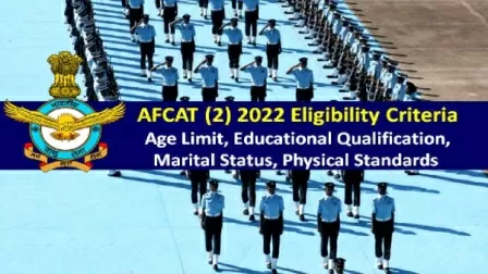 AFCAT (2) 2022 Recruitment Eligibility Criteria