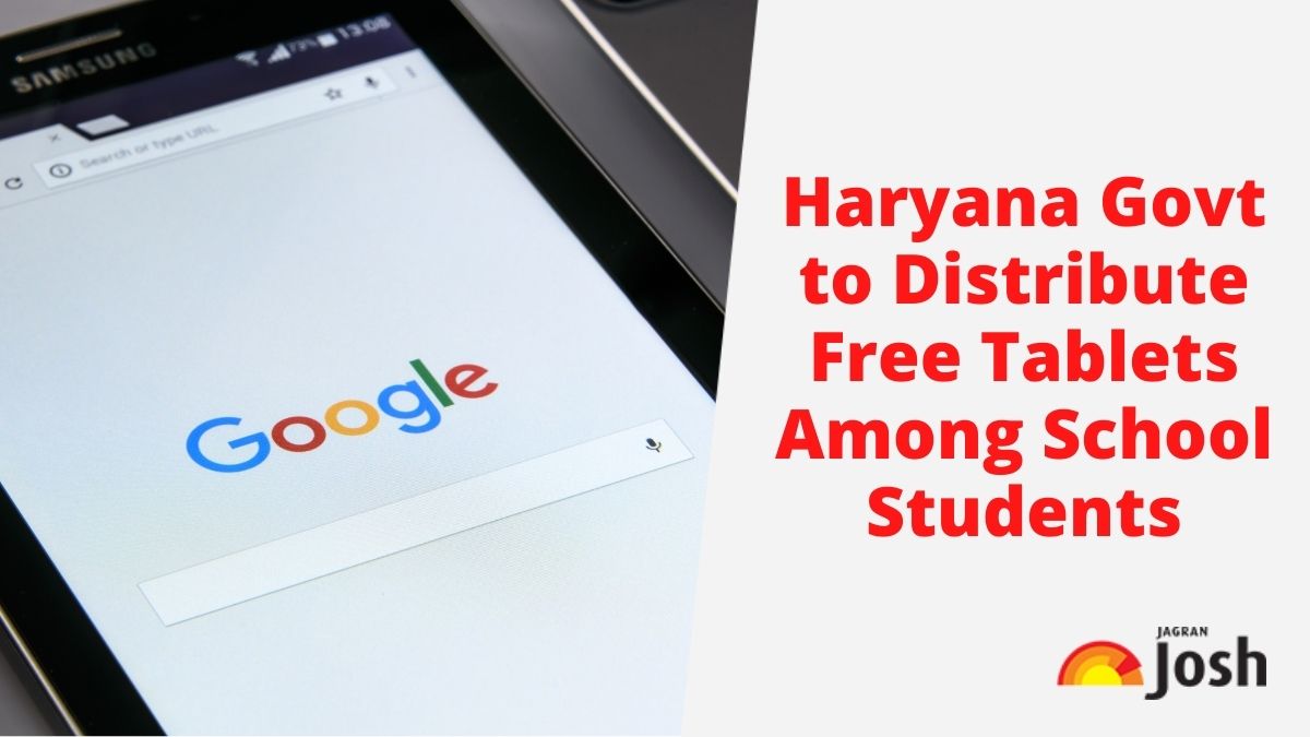 Haryana School Students to Get Free Tablets