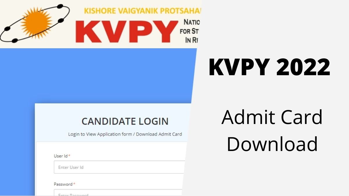 KVPY 2022 Admit Card
