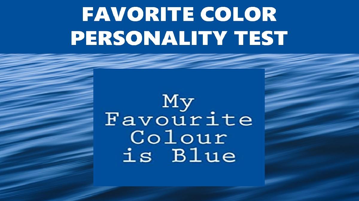 Personality Favorite Color Blue