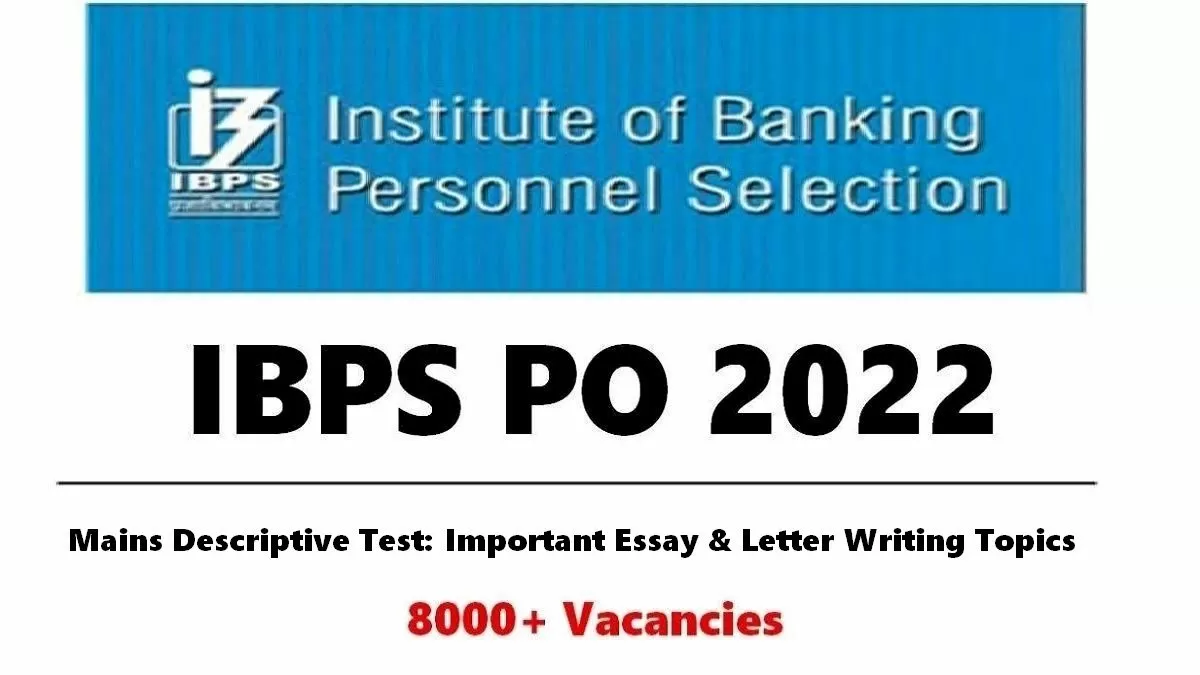 essay topics for ibps po mains 2022