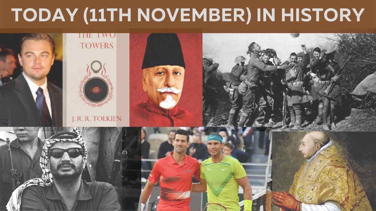 Today (11th November) In History Significant Events, Famous Birthdays