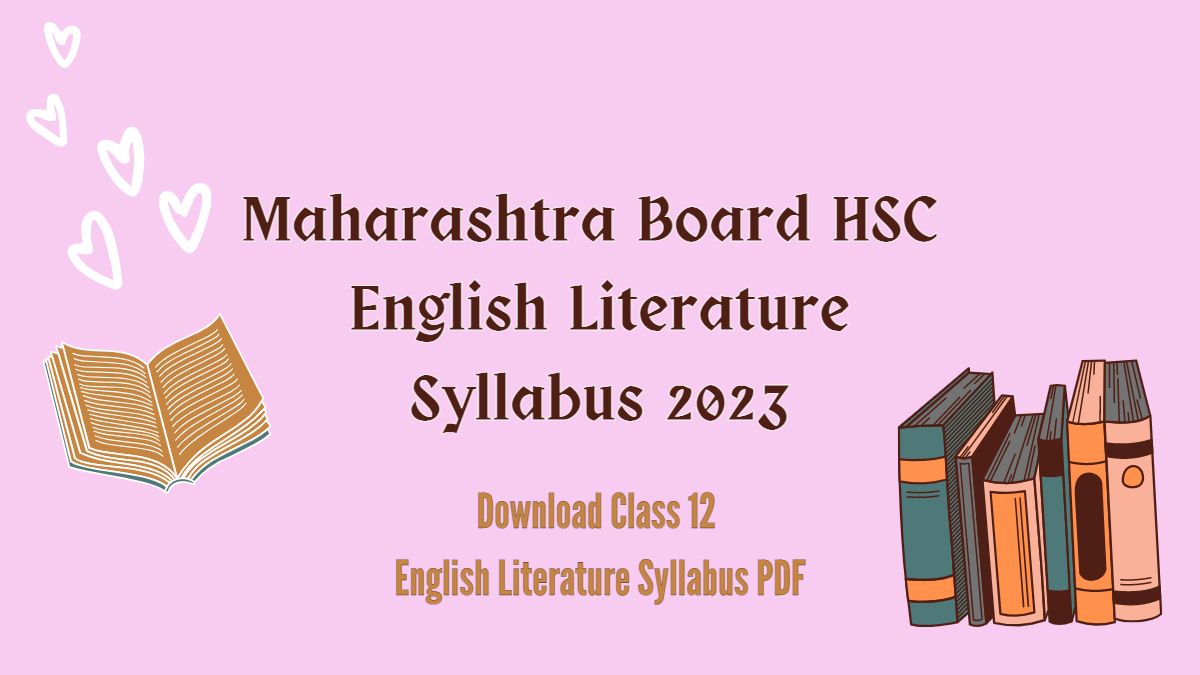 Maharashtra Board HSC English Literature Syllabus 2023