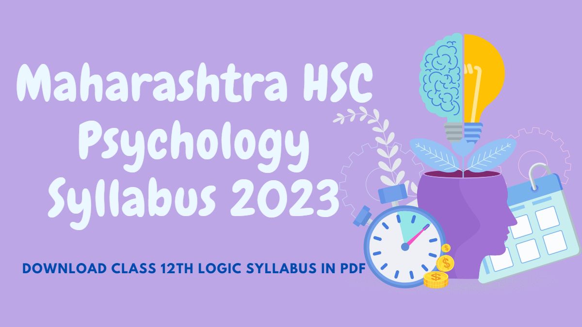 Maharashtra Board HSC Psychology Syllabus 2023