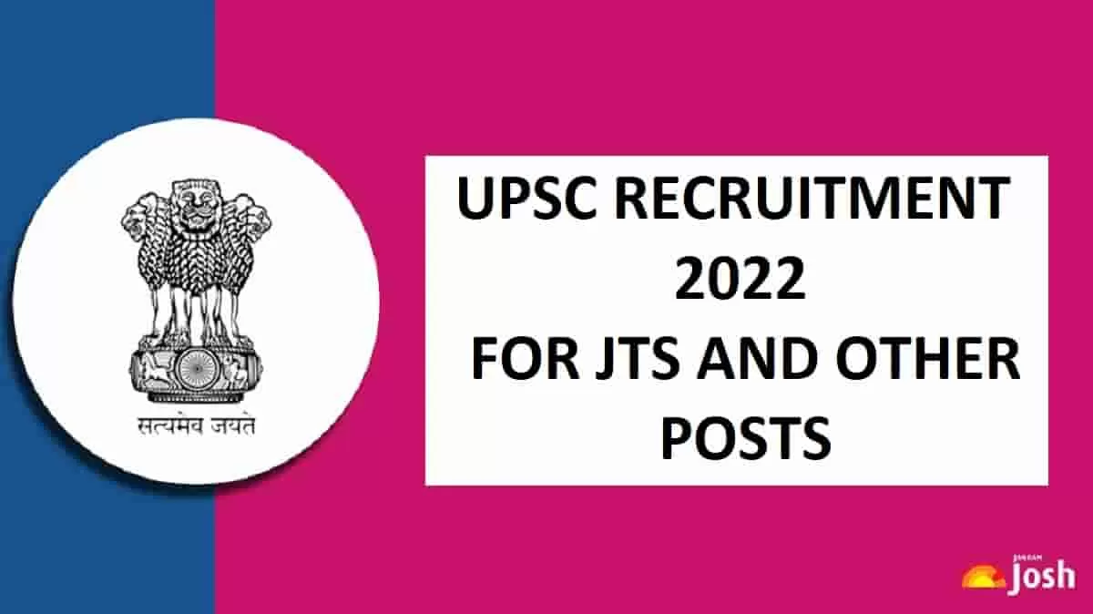 Upsc Recruitment 2022 Apply For 160 Jts Engineer And Other Posts 0546