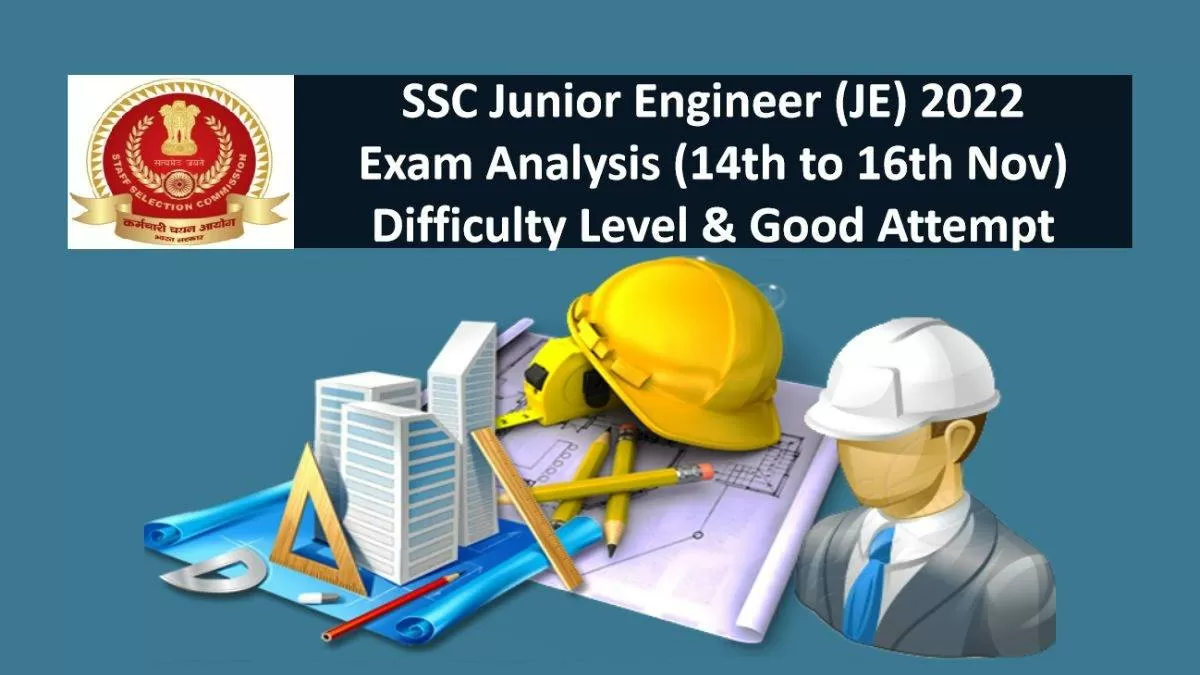 Ssc Je Junior Engineer Exam Analysis Check Difficulty Level Good Attempts