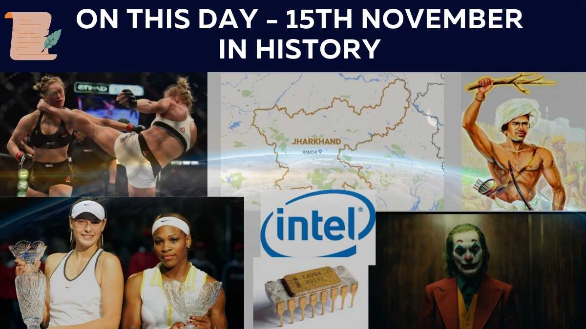 On This Day 15th November In History Key Events, Famous Birthdays