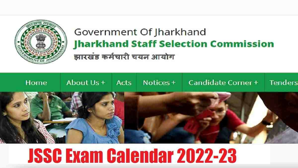 JSSC Exam Calendar 2022-23 (Out) at jssc.nic.in : Check Steno, PGT, Graduate Level Exam Schedule Here
