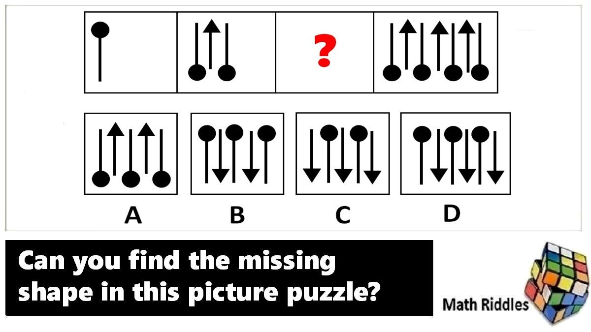 Math Riddles: Find Missing Shapes Quiz, Can You Solve in 20 Seconds Each?