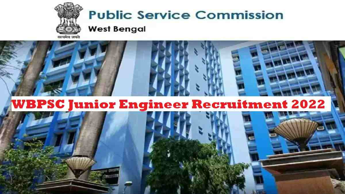 WBPSC JE Recruitment 2022: Notification (Out) at wbpsc.gov.in, Check Salary, Eligibility And How To Apply