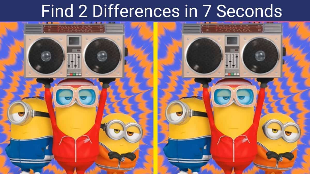 Spot The Difference: Can you spot the difference between the two images in  2 seconds?