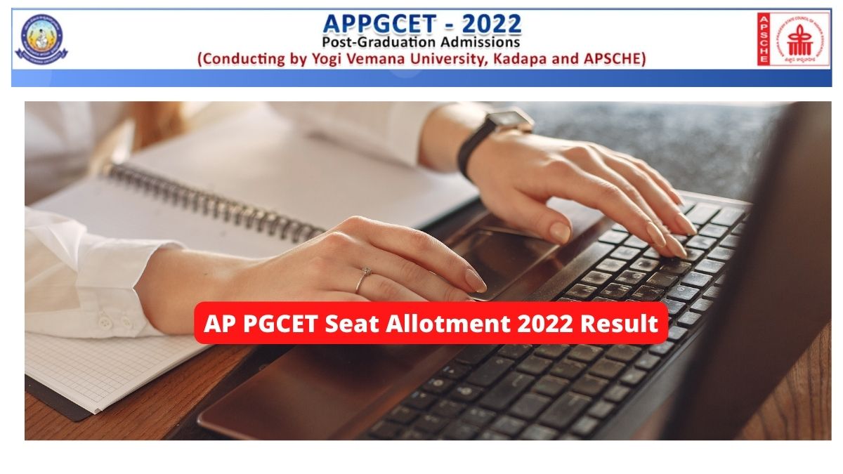 AP PGCET Seat Allotment 2022 Result (Today)