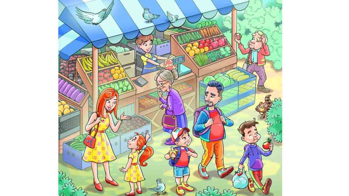Brain Teaser: Somebody is stealing fresh vegetables. Can you identify the Thief hidden in the picture within 7 seconds?
