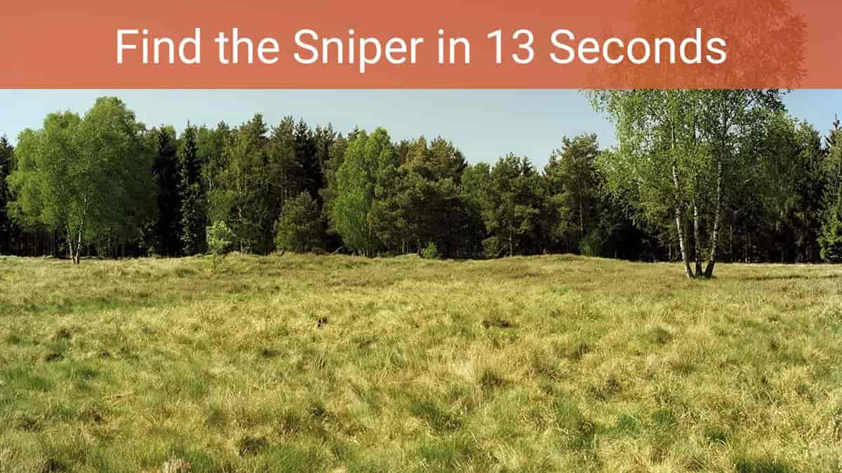 Find the Sniper in 13 Seconds