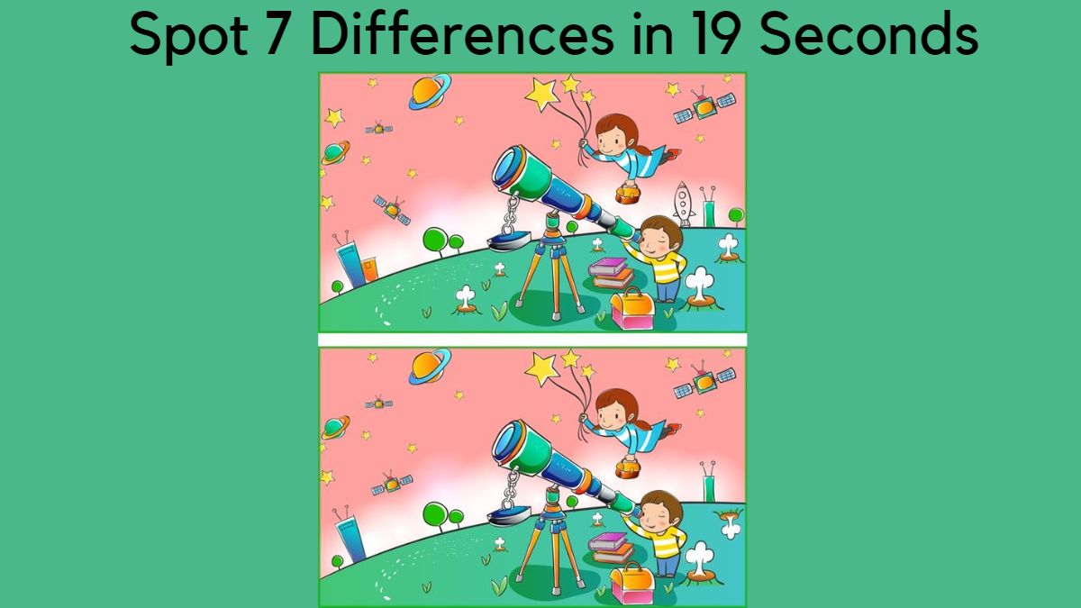 Spot The Difference Can You Spot 7 Differences In 19 Seconds