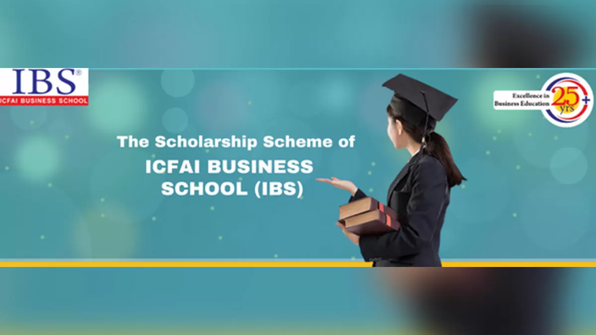 The scholarship program of ICFAI Business School (IBS)