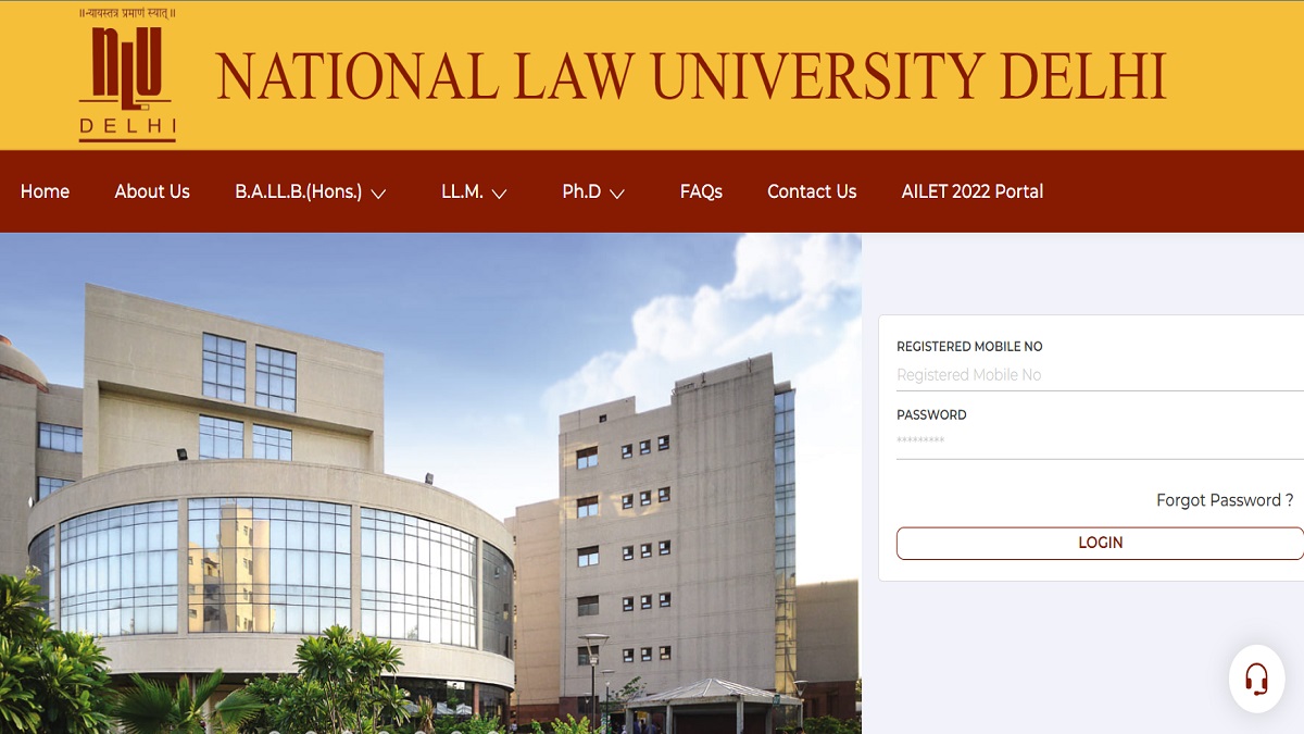 NLU Admissions 2023: AILET Registration Closed, Admit Card from Nov 25 ...